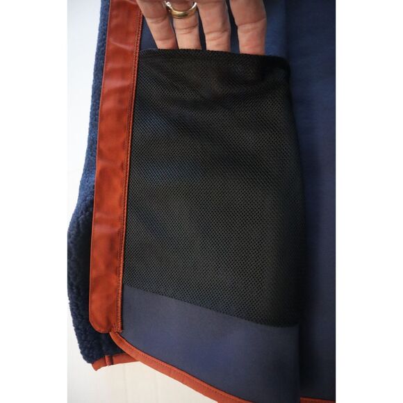 Fjallraven 84158 Men Sz Small Navy Blue Vardag Pile Fleece Full Zip Jackets - Picture 5 of 11